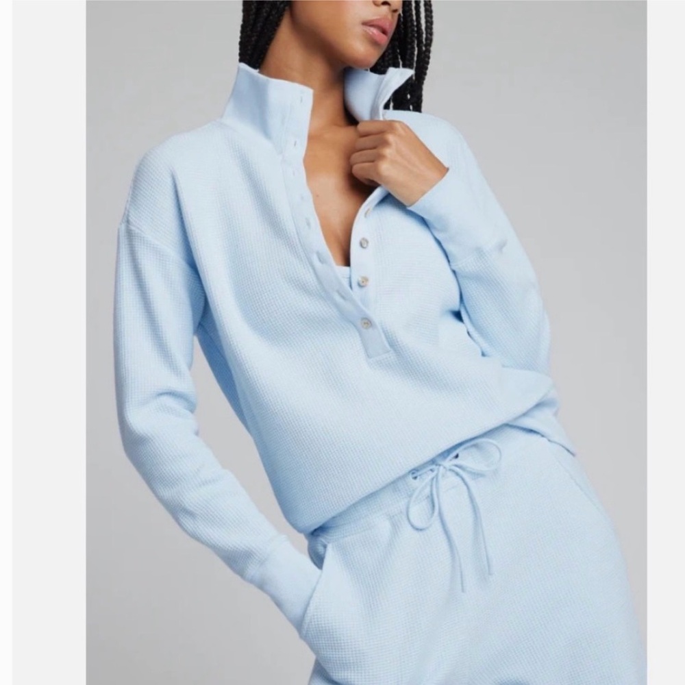 NWT Negative Underwear Waffle Knit Pullover